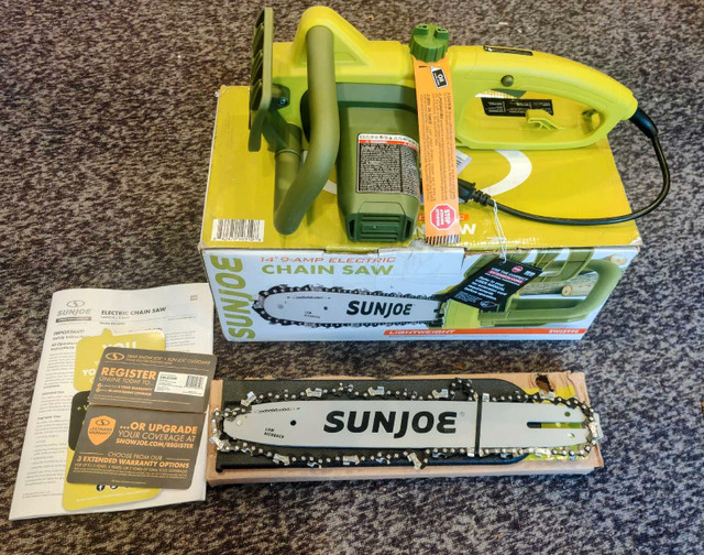 Sun Joe 14 Inch Chain Saw  in Outdoor Tools & Storage in Oakville / Halton Region