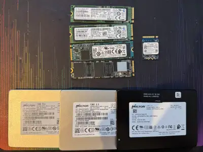 Assorted Computer SSD LOT, View more