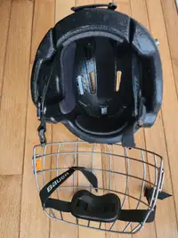 Bauer ice Hockey helmet with face guard kids size
