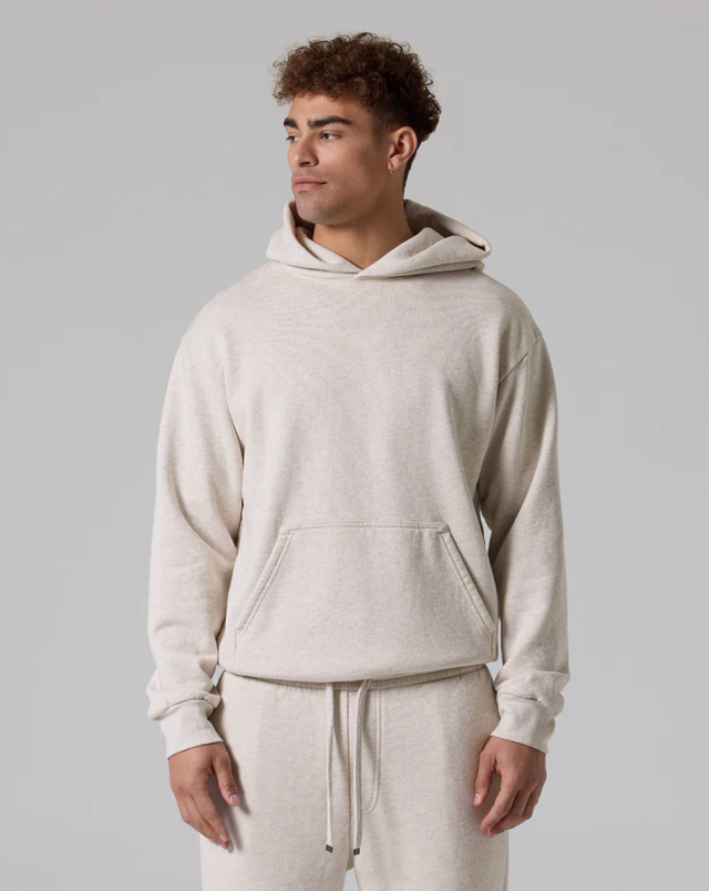 Talentless Mens Heavyweight Hoodie NWT NEW (Oatmeal / LARGE)