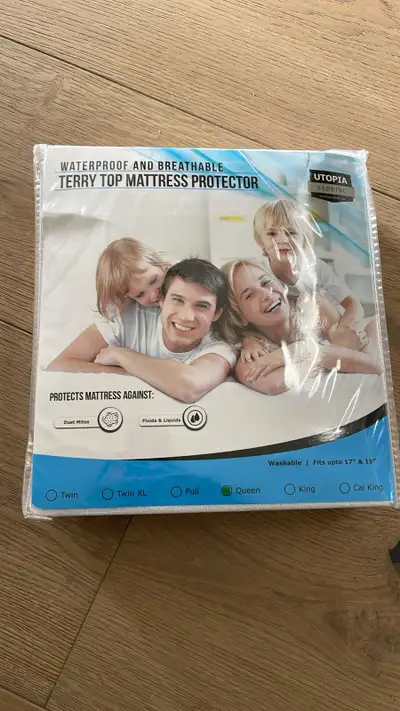 Utopia King size Mattress Protector: Brand New, View more