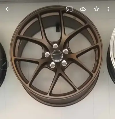 New OPE/FF02 19x9.5 5x114.3 SATIN BRONZE CONE/73.1 +40 $ 1210 plus TAX for 4 rims NEW tires addition...