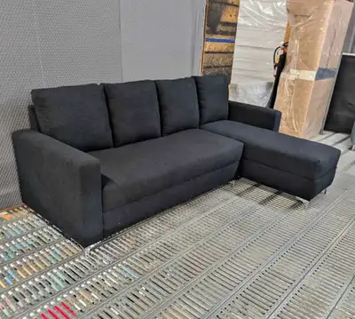Black sofa sectional , View more