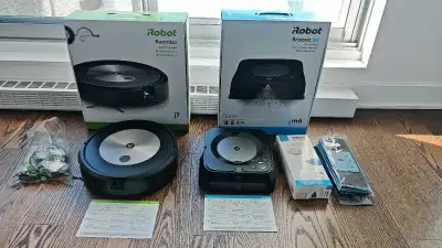 Get ready to simplify your life with this dynamic duo: a Roomba j7 robot vacuum and a Braava jet m6...