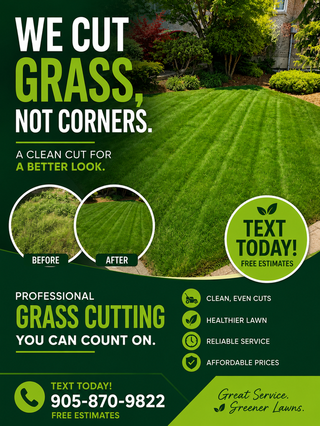 GRASS CUTTING - HAMILTON, ON