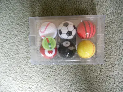 Golf balls set of six novelty set brand new, View more