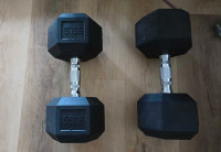 55lb York Dumbbells 