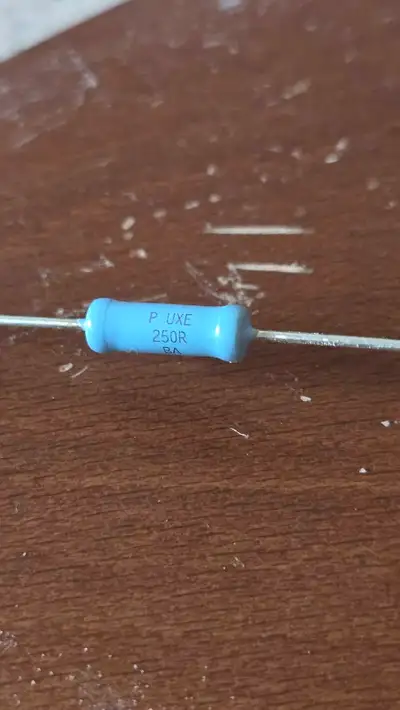 Fix resistor 250 Ohm and 3,650 Ω (ohms, View more