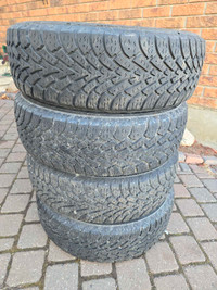Goodyear Winter Tires.  Size 195 65 R15 . In good condition.  As
