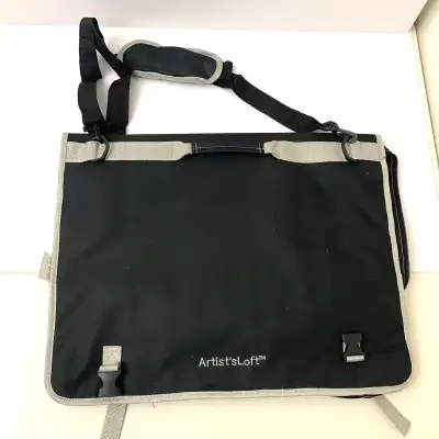 Art Portfolio Case Artist Bag Carrying Case Storage Black, View more