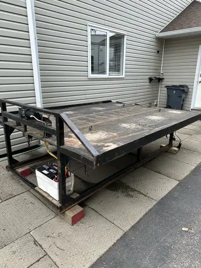 Custom made ATV, Quad, Sled, Argo, Side By Side truck deck. Fits short or long box truck. Constructe...