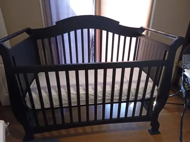 Baby crib and high chair