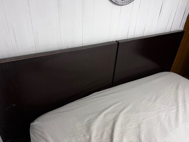 King size head board and bed frame  in Beds & Mattresses in Markham / York Region - Image 2