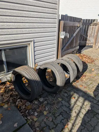 A set of 4 summer tires with size of 225/50R18 in good conditions. The tread left is 5 mm on each ti...