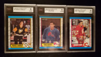 JOE SAKIC & THEO FLEURY ROOKIE MARIO LEMIEUX 1989-1990 OPC/TOPPS