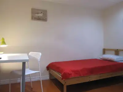Furnished room in basement of the house available starting from July 25, costs 620$ a month. The hou...