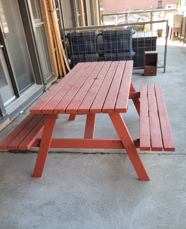 Bench picnic table patio dans Mobilier pour terrasse et jardin  à Ville de Montréal