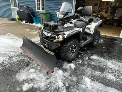 This ATV is in mit condition always stored inside. Factory 2 up seating ( rear seat can be removed)...