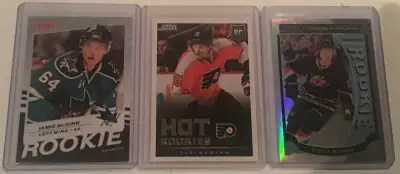 NHL Fergus, Ontario Born Jamie, Tye and Brock McGinn Rookies, View more