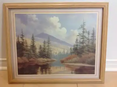 Wood Framed Scenic Wall Art, 22" X 18", View more