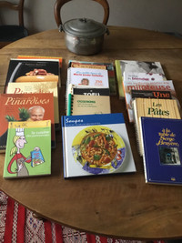 Belle collection de livres de cuisine