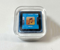 8GB iPod Nano 6th Generation Blue    ⎮  New earbuds + Box