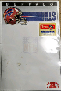 Vintage Buffalo bills notepad sealed