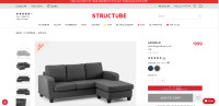 Structube Arnold sofa