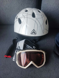 Firefly snowboard helmet and goggles
