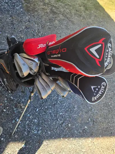 Full golf set with shoes (left), View more