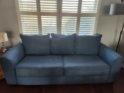Navy blue couch, View more