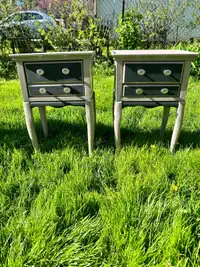 Refinished nightstands/end tables