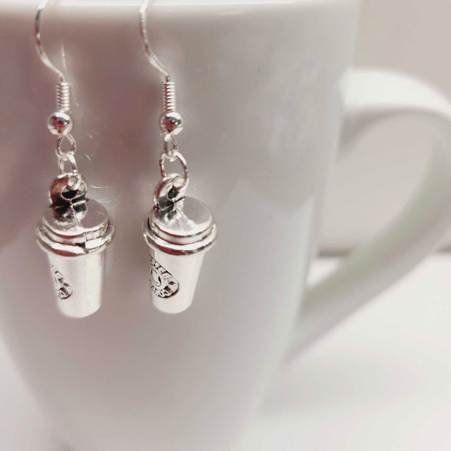 Coffee Cup Earrings  in Jewellery & Watches in Belleville - Image 2