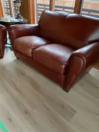 Couch, Loveseat and chair with ottoman