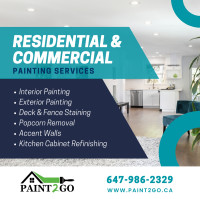 PAINT 2 GO – Residential/Commercial Painters