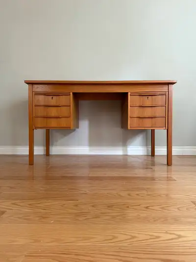 MCM teak desk, View more