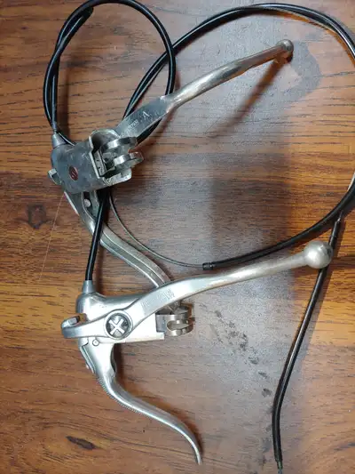 Dia Compe front and rear Bike Brake levers w/ bullhorn bars, View more
