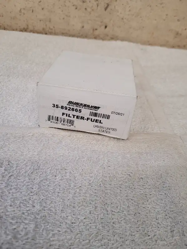 GENUINE OEM Mercruiser Quicksilver Fuel filter PART # 35-892665 in Boat Parts, Trailers & Accessories in Kingston - Image 2