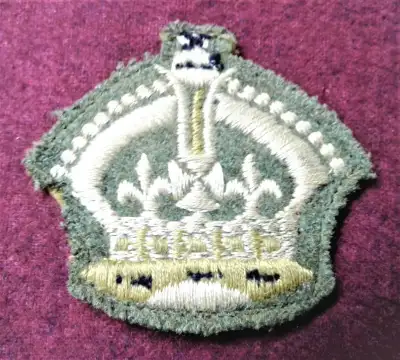 Warrant Officers Rank Insignia for the Canadian Army. Period from the 1950's and worn on their unifo...