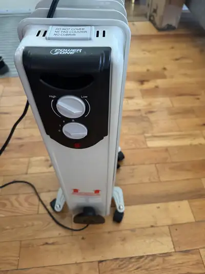 1500W oil filled heater “power zone”, View more