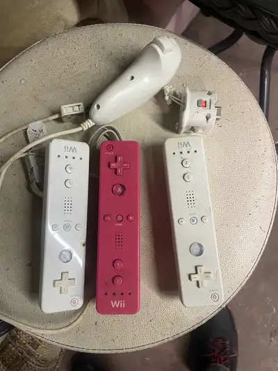Nintendo Wii Controllers and Nunchuk, View more