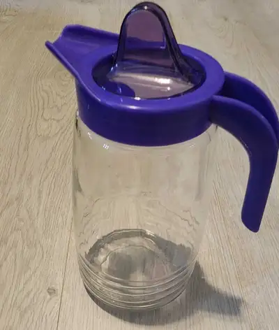 Purple Glass Juice Jug (Holds 1.6 Liters), View more
