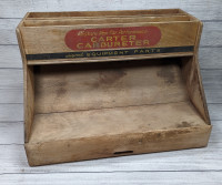 1940's Antique Scugog Industries Carter Carbureter Wood Retail