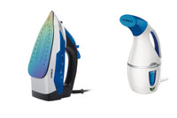 New Conair 1550W Steam Iron and Handheld Clothes Steamer Bundle