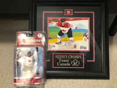 Sidney Crosby Auto Framed Vancouver Olympics 2010 - Golden Goal, View more