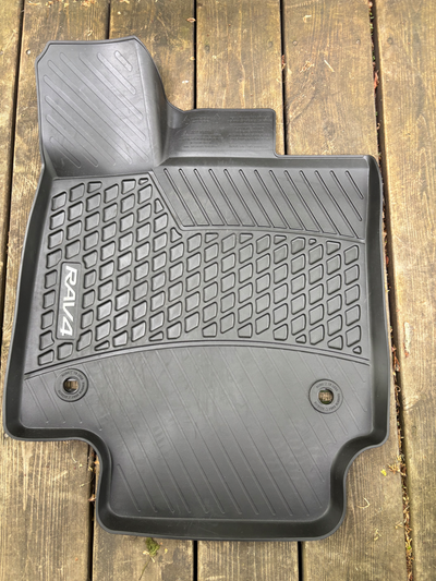 These Rubber Floor Mats are for the fifth generation of RAV 4's - from 2019 to 2025 ! The mats are b...
