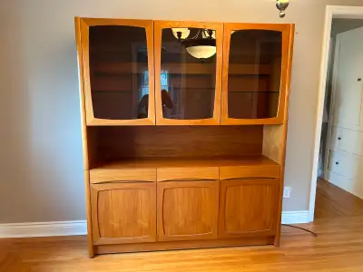 Mid-Century Modern Teak Hutch, View more