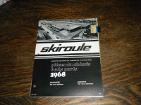 Skiroule 1968 Snowmobile parts List Manual and all Engine Parts