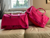 Hot Pink Victoria's Secret Duffel Bags