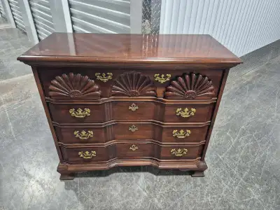 Vintage Cherry Block Front Chest of Drawers , View more
